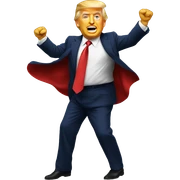Donald Trump dancing sticker