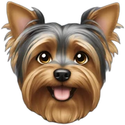dog yorky sticker