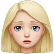 Sad girl sticker