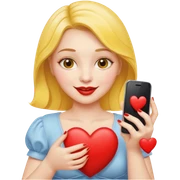 ❤️💛👱‍♀️👶🫦🤳🫶 sticker