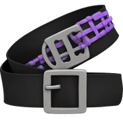 emo belt  sticker