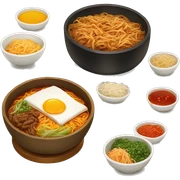 Korean food sticker