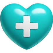 hospital heart sticker