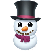 snowman sticker
