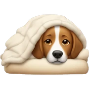Dogs being cozy sticker