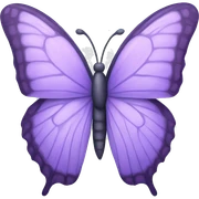 Pastel purple butterfly sticker