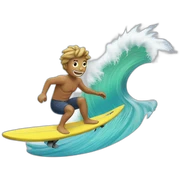 Surf sticker