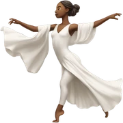 white dancer sticker