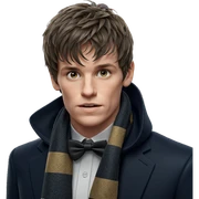 boy in bowtie with scarf sticker