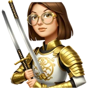 Golden Samurai sticker