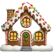 Christmas gingerbread house  sticker
