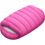 Pink sleeping bag sticker