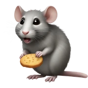 cute  rat sticker