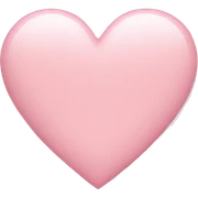 Light pink heart sticker