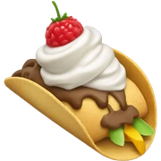 Ice cream taco  sticker