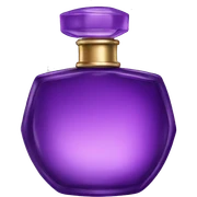Purple perfume sticker