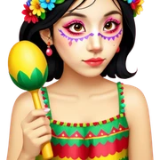Flower-Crowned Dancer sticker