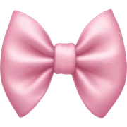 Light pink bow sticker