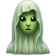 Olive green spirit of the dead sticker