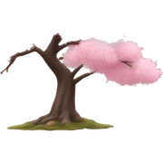 Cherry blossom tree sticker