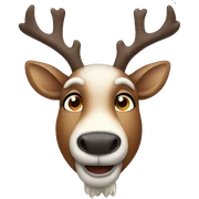 Reindeer sticker