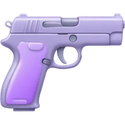 Lilac gun sticker