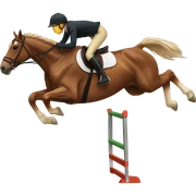 Horse jumping  sticker