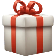 present clean aesthetic sticker