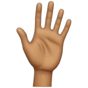 Doigt bronzé  sticker