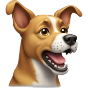 Barking dog  sticker