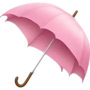 Babypink umbrella sticker
