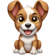 Puppy with disney ears sticker