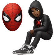 Spiderman miles morales sticker