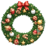 aesthetic cute christmas wreath  sticker