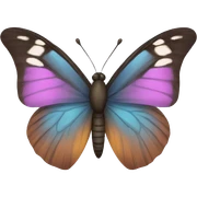 Butterfly sticker