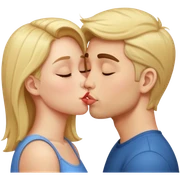 Me kissing my bf sticker