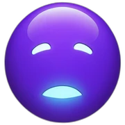 blue light surrounded in purple lights sticker