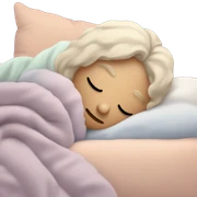 Pastel sleep sticker
