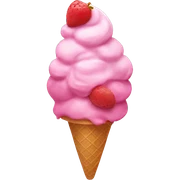 Summer ice cream sticker