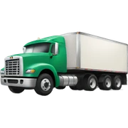 Truck with trailer  sticker