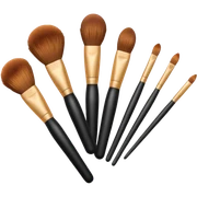 Makeup brushes sticker