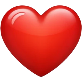 red heart emoji
