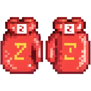 красные боксерские перчатки с надписью "23", no background emoji
