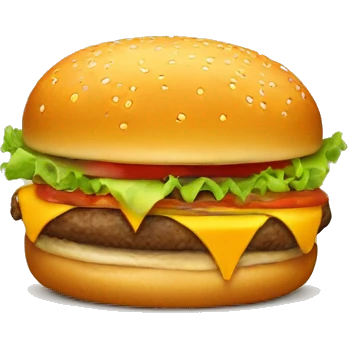 cheese burger emoji