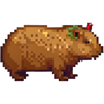 capibara pixel art emoji