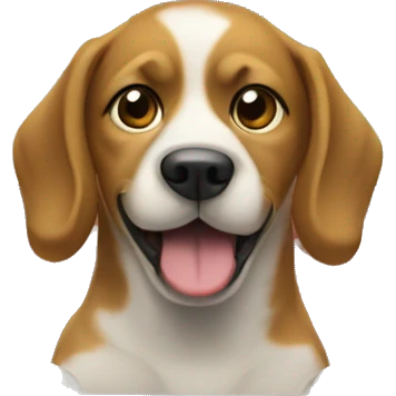 Dog inside a car emoji