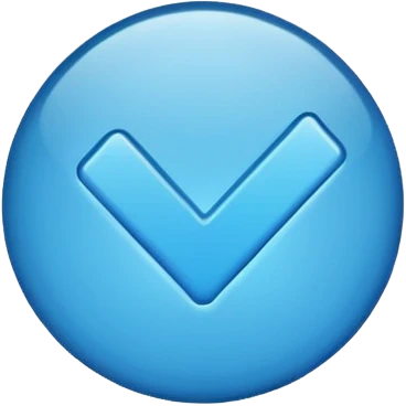 Mavi tik emoji
