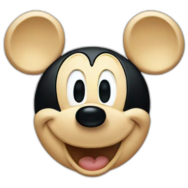 Mickey mouse emoji
