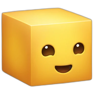 Cube emoji