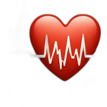 Electrocardiography emoji